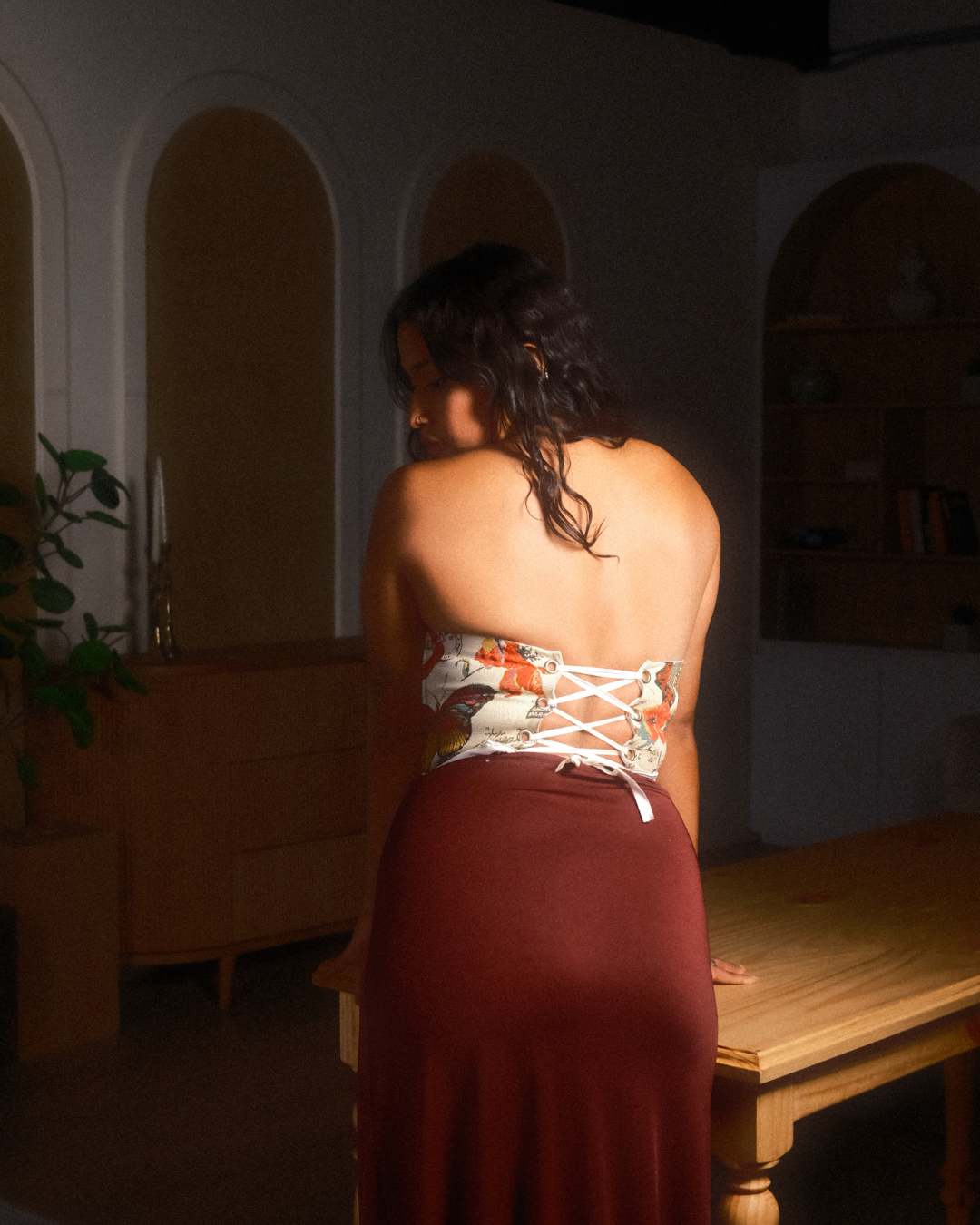 CORSET JARDÍN VINTAGE