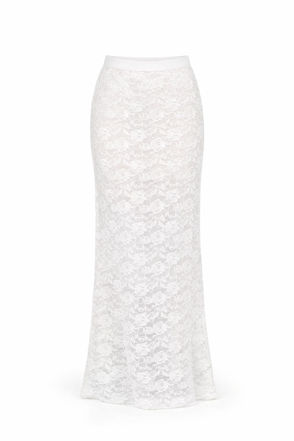 FALDA BLONDA BLANCA