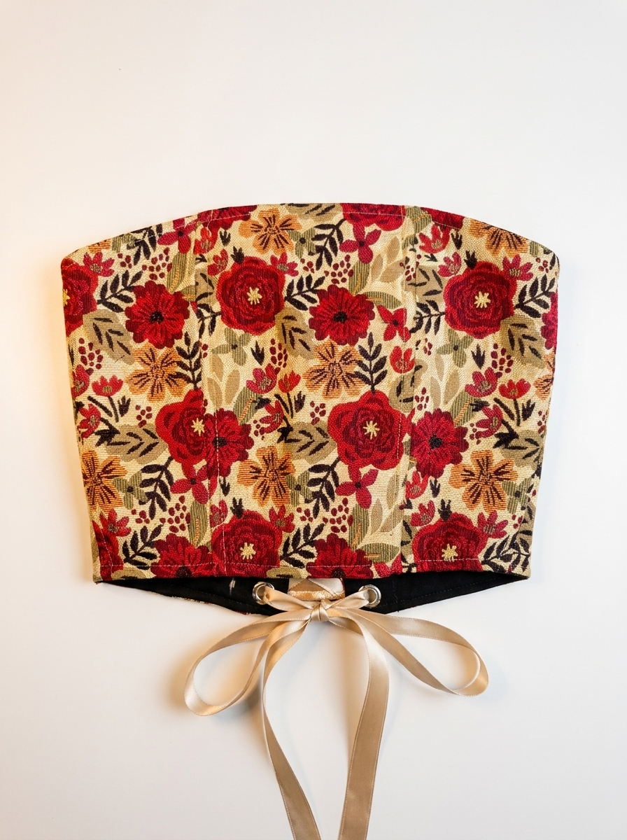 CORSET FLORE VINTAGE