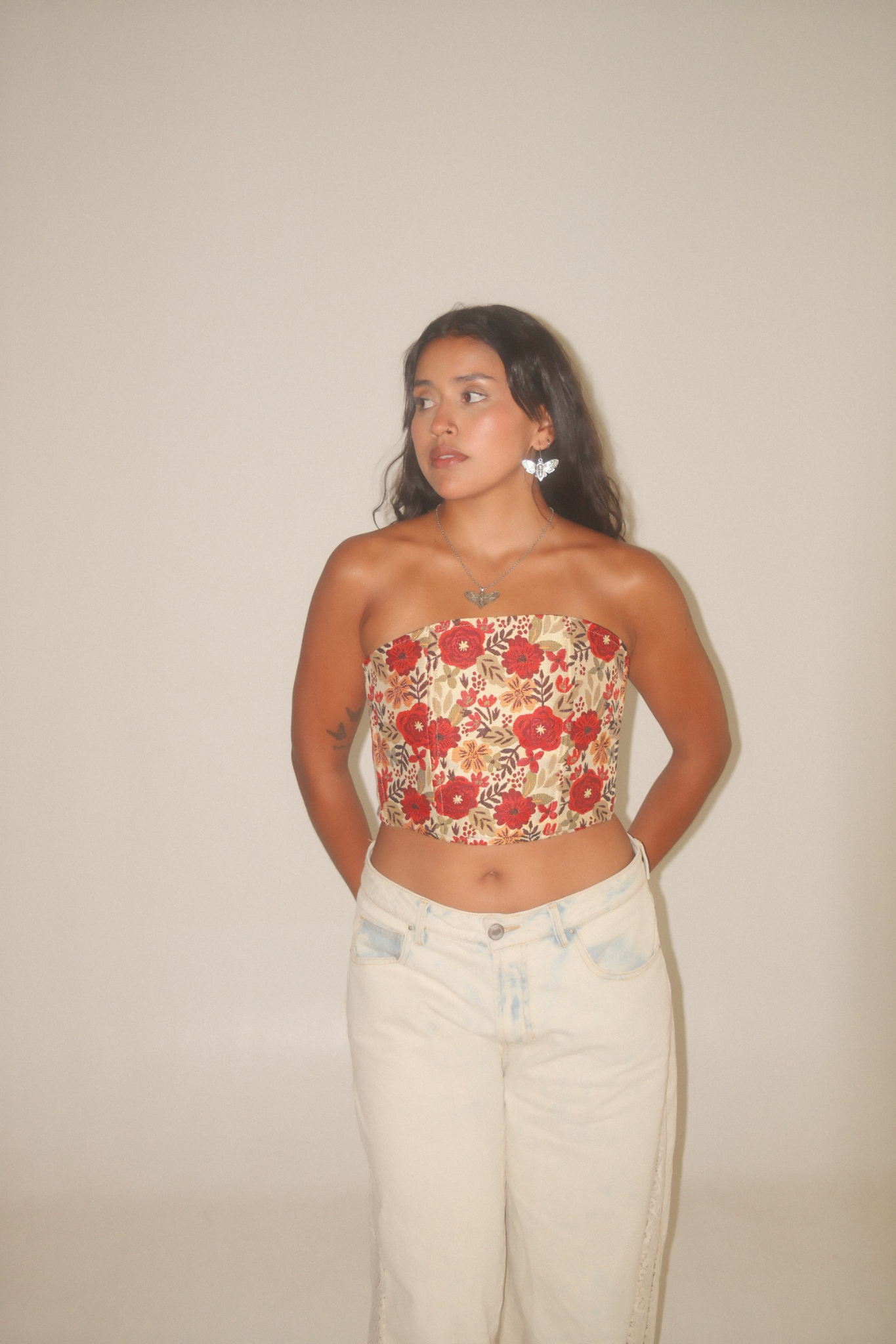 CORSET FLORE VINTAGE