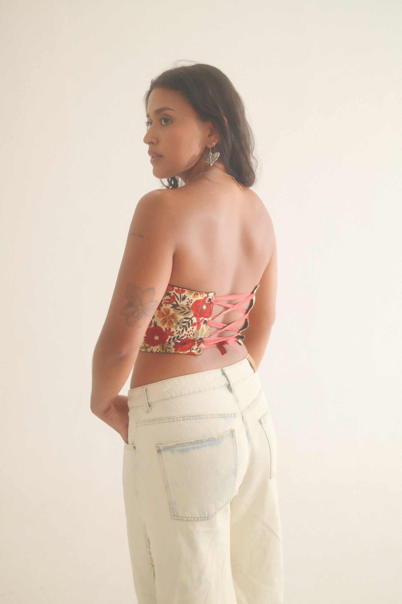 CORSET FLORE VINTAGE